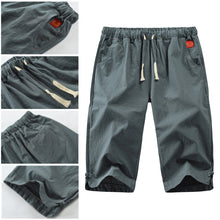 Last inn bildet i Galleri-visningsprogrammet, Cotton and Linen Five Point Tie Shorts