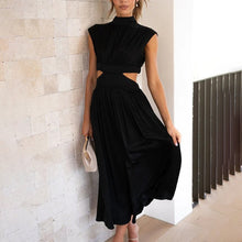 Last inn bildet i Galleri-visningsprogrammet, Ferie midikjole med utskjæring i midjen