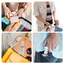 Last inn bildet i Galleri-visningsprogrammet, Bærbart reiseflaskesett med sjampodispenser