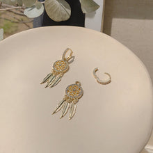 Last inn bildet i Galleri-visningsprogrammet, Dreamcatcher Crystal Charm øredobber