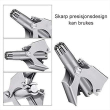 Last inn bildet i Galleri-visningsprogrammet, Safe Touch nesehårklipper i rustfritt stål