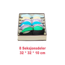 Last inn bildet i Galleri-visningsprogrammet, Sammenleggbar Skap Undertøy Arrangør (4 stykker / 1 sett)