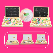 Last inn bildet i Galleri-visningsprogrammet, Magnetisk tegnebrett for dyrepuslespill