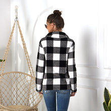 Last inn bildet i Galleri-visningsprogrammet, Langermet rutete kåpe med slag