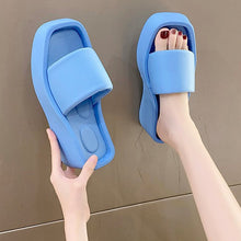 Last inn bildet i Galleri-visningsprogrammet, Luksussandaler med firkantet tå