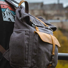 Last inn bildet i Galleri-visningsprogrammet, Klassisk lær ryggsekk