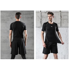 Last inn bildet i Galleri-visningsprogrammet, Herrekompresjonsklær for kondisjonskomprimering (5 stk / sett)