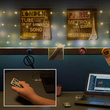 Last inn bildet i Galleri-visningsprogrammet, Jule USB fjernkontroll kobbertråd lysstreng