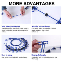 Last inn bildet i Galleri-visningsprogrammet, Portable Elastic Travel Clothes Rack