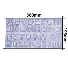 Last inn bildet i Galleri-visningsprogrammet, Gjør-det-selv alfanumerisk krystall-epoksyform