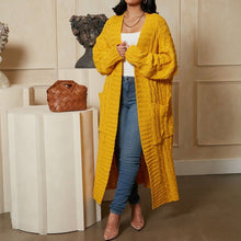 Last inn bildet i Galleri-visningsprogrammet, Lang vri genserjakke