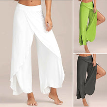 Last inn bildet i Galleri-visningsprogrammet, Yogabukser med brede ben og kryss-design