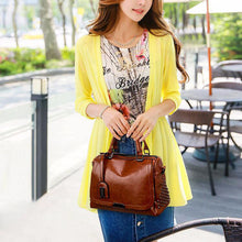 Last inn bildet i Galleri-visningsprogrammet, PU enkelt skulder diagonal veske