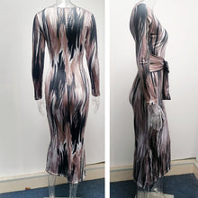 Last inn bildet i Galleri-visningsprogrammet, Sexy kjoler for kvinner 3D Stripe Printed