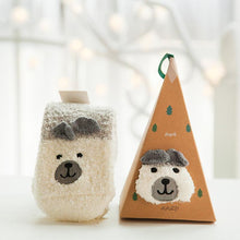 Last inn bildet i Galleri-visningsprogrammet, Varme og myke korall-fleece sokker med juletema og gaveeske (4 Par)