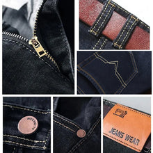 Last inn bildet i Galleri-visningsprogrammet, Male Loose Stretchy Denim Straight Pants