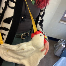 Last inn bildet i Galleri-visningsprogrammet, Morsom Kylling Skulder-Veske med Ben