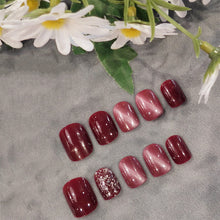 Last inn bildet i Galleri-visningsprogrammet, Mysterious Cat Eye Nail Patch with Jelly Gum, 24 pcs