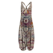 Last inn bildet i Galleri-visningsprogrammet, Women Summer Pattern Sleeveless Harem Jumpsuit
