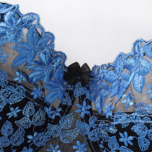 Last inn bildet i Galleri-visningsprogrammet, Brodert blomsterbh i plussstørrelse