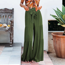 Last inn bildet i Galleri-visningsprogrammet, Uformelt bukser med brede ben og belte