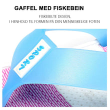 Last inn bildet i Galleri-visningsprogrammet, Myke regnbue flip-flop sandaler for kvinner