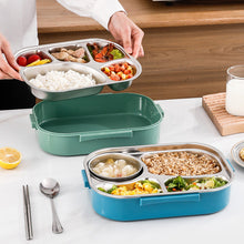 Last inn bildet i Galleri-visningsprogrammet, Bærbar matboks i rustfritt stål med stor kapasitet