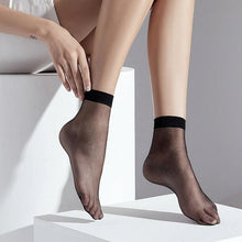 Last inn bildet i Galleri-visningsprogrammet, Ankelhøye gjennomsiktige sokker for kvinner (10 par)