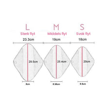 Last inn bildet i Galleri-visningsprogrammet, Vaskbare sanitetsbind laget av bambuskull