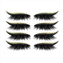 Last inn bildet i Galleri-visningsprogrammet, Vanntett og gjenbrukbar eyeliner og vippeklistremerke