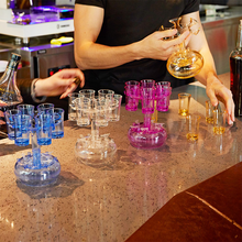 Last inn bildet i Galleri-visningsprogrammet, 6 Shot Glass Dispenser og holder