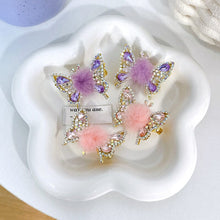 Last inn bildet i Galleri-visningsprogrammet, Hårnål med flyvende sommerfugl