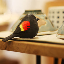 Last inn bildet i Galleri-visningsprogrammet, Fat Chirp Bird Wood Carving Ornament