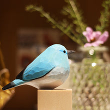 Last inn bildet i Galleri-visningsprogrammet, Fat Chirp Bird Wood Carving Ornament
