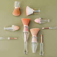 Last inn bildet i Galleri-visningsprogrammet, Tre-i-ett sminkebørstesett