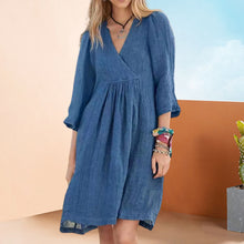 Last inn bildet i Galleri-visningsprogrammet, Uformelt kjole med v-hals