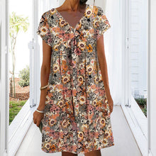 Last inn bildet i Galleri-visningsprogrammet, Kjole med blomstertrykk