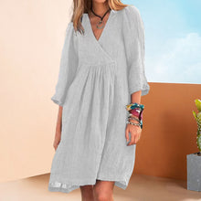 Last inn bildet i Galleri-visningsprogrammet, Uformelt kjole med v-hals