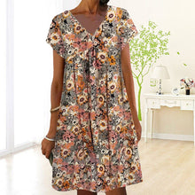 Last inn bildet i Galleri-visningsprogrammet, Kjole med blomstertrykk