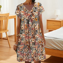 Last inn bildet i Galleri-visningsprogrammet, Kjole med blomstertrykk