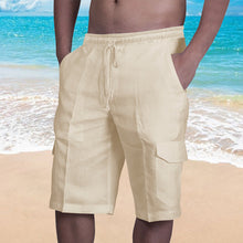 Last inn bildet i Galleri-visningsprogrammet, Ensfarget strand-shorts for menn