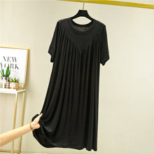 Last inn bildet i Galleri-visningsprogrammet, Super Soft Comfortable Short Sleeve Loose Pajama Dress