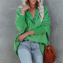 Last inn bildet i Galleri-visningsprogrammet, V-Neck Hooded Doll Sleeve Sweatshirt