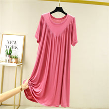 Last inn bildet i Galleri-visningsprogrammet, Super Soft Comfortable Short Sleeve Loose Pajama Dress