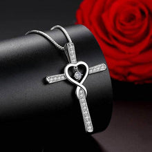 Last inn bildet i Galleri-visningsprogrammet, Zirkon Hjerte korshalskjede