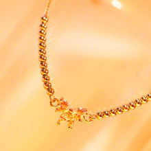 Last inn bildet i Galleri-visningsprogrammet, Rhinestone-klokke + gullbelagt armbånd
