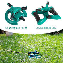 Last inn bildet i Galleri-visningsprogrammet, 360 graders automatisk roterende sprinkler