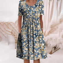 Last inn bildet i Galleri-visningsprogrammet, Kortermet kjole med trykk