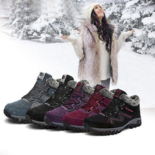 Last inn bildet i Galleri-visningsprogrammet, Vintervarme fuskepelsfor Snøsko for par