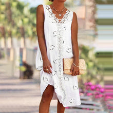 Last inn bildet i Galleri-visningsprogrammet, Ermeløs blondekjole